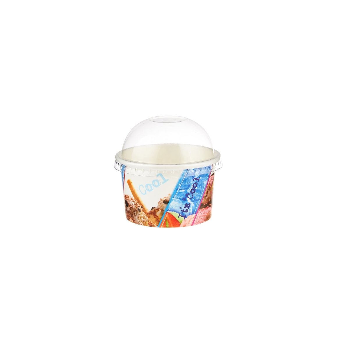Paper Ice Cream Cup Printed - hotpackwebstore.com - Ice Cream Bowls