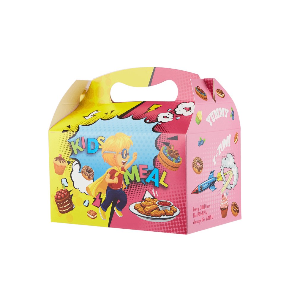 Paper Kids Meal Box 250 Pieces - hotpackwebstore.com - Meal Boxes