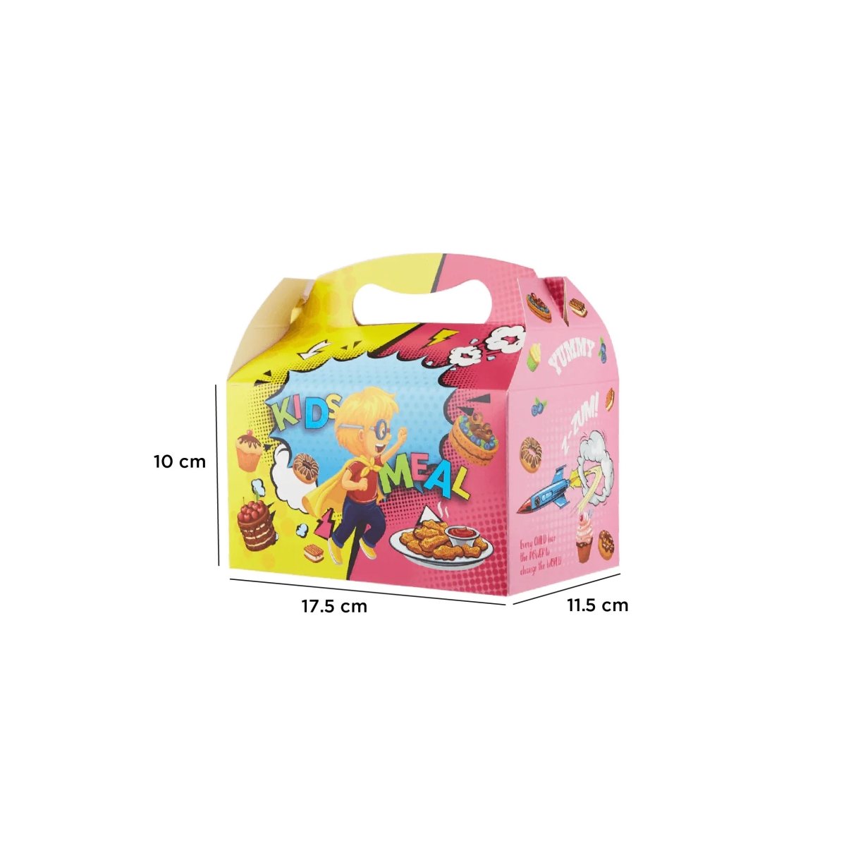 Paper Kids Meal Box 250 Pieces - hotpackwebstore.com - Meal Boxes