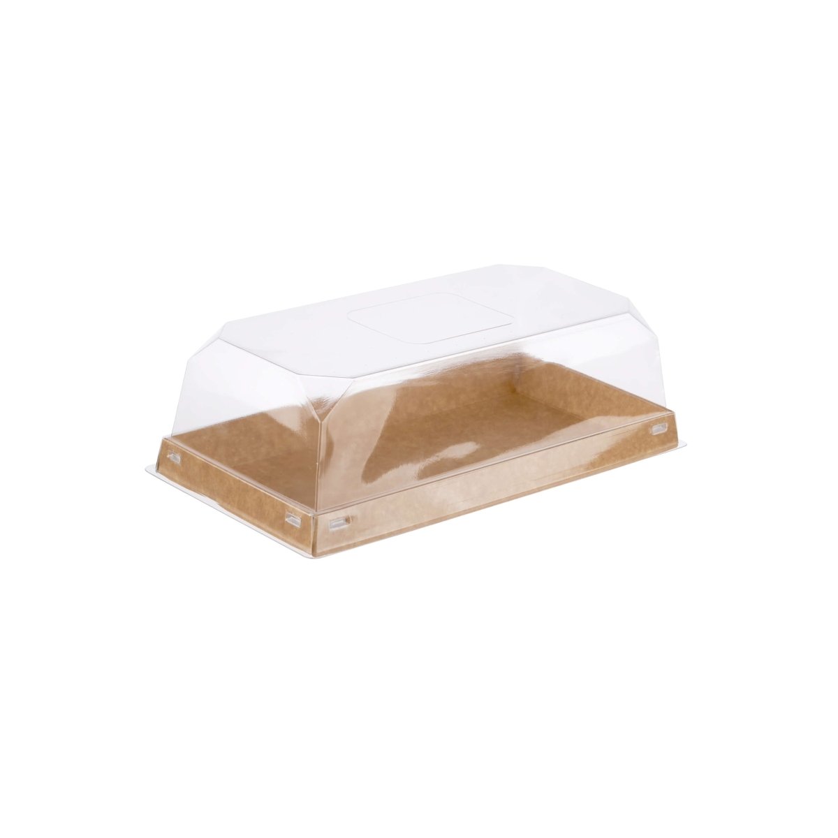 Paper Pastry Containers With Clear Lid - hotpackwebstore.com - Pastry Containers