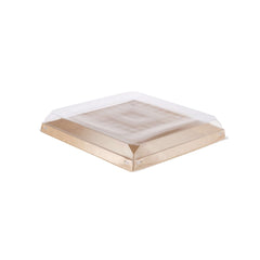 Paper Sushi Containers With Clear Lid - hotpackwebstore.com - Kraft Sushi Containers