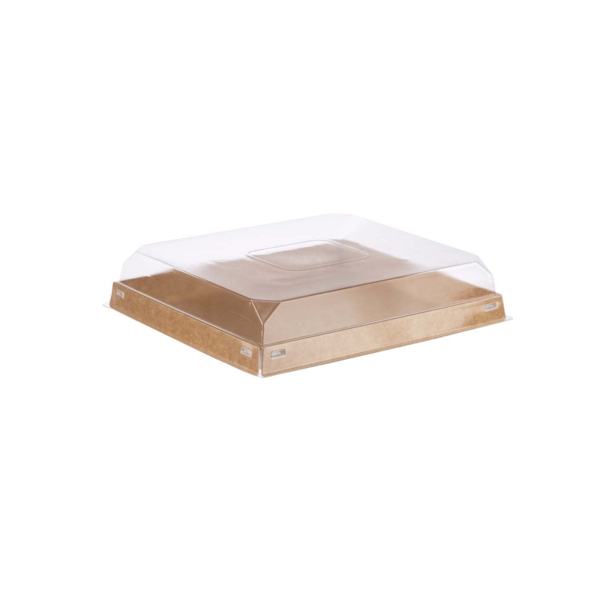 Paper Sushi Containers With Clear Lid - hotpackwebstore.com - Kraft Sushi Containers