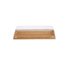 Paper Sushi Containers With Clear Lid - hotpackwebstore.com - Kraft Sushi Containers