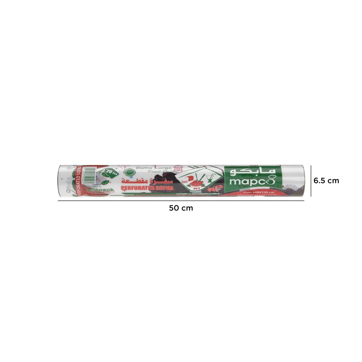 Perforated Sofra Roll 100cm x 120cm - hotpackwebstore.com - Plastic Rolls