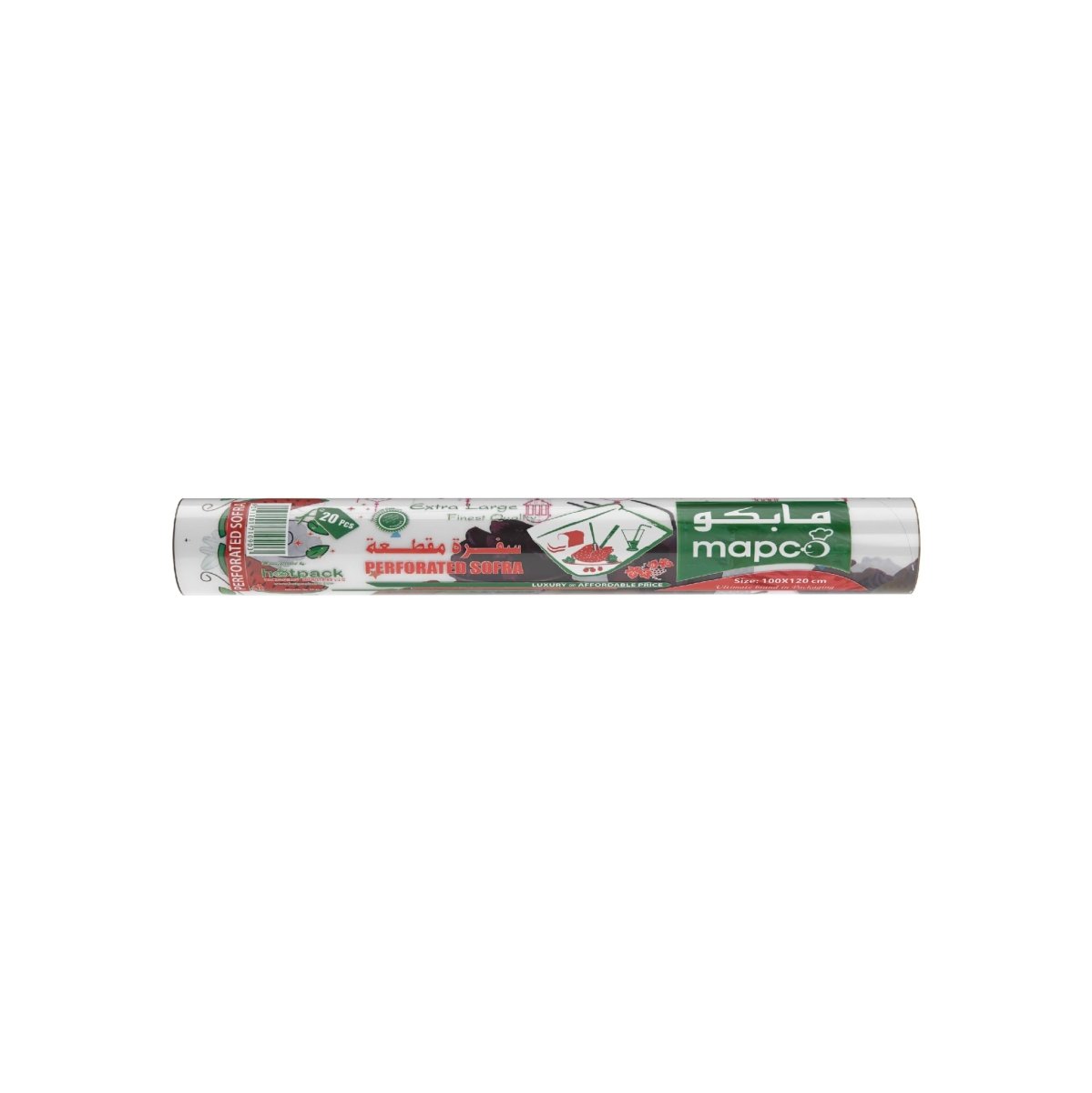 Perforated Sofra Roll 100cm x 120cm - hotpackwebstore.com - Plastic Rolls