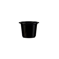 PET Black Base Portion Cup with Lid - hotpackwebstore.com - Portion Cups