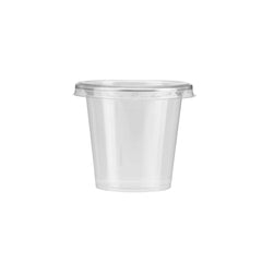PET Clear Portion Cup with Lid - hotpackwebstore.com