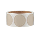 Plain Beige Sticker Roll 250 Pieces - hotpackwebstore.com - Stickers