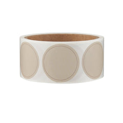 Plain Beige Sticker Roll 250 Pieces - hotpackwebstore.com - Stickers