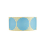 Plain Blue Sticker Roll 250 Pieces - hotpackwebstore.com - Stickers