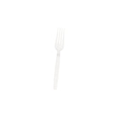 Plastic Heavy Duty White Fork 1000 Pieces - hotpackwebstore.com - Plastic Cutleries