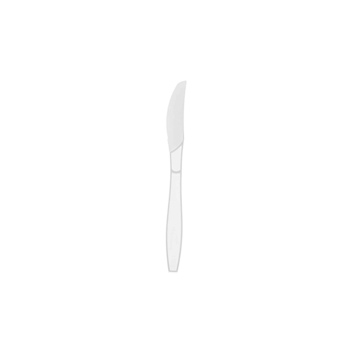 Plastic Heavy Duty White Knife 1000 Pieces - hotpackwebstore.com - Plastic Cutleries