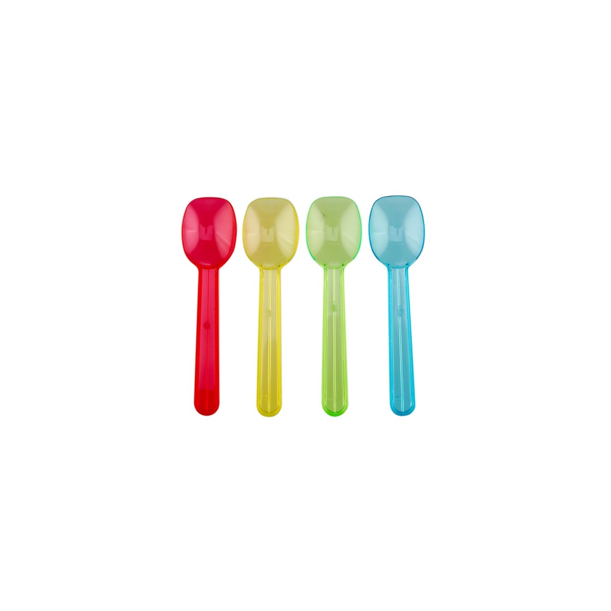Plastic Ice Cream Spoon Mixed Color 8.2 Cm Small 10000 Pieces - hotpackwebstore.com - Plastic Cutleries