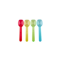 Plastic Ice Cream Spoon Mixed Color 8.2 Cm Small 10000 Pieces - hotpackwebstore.com - Plastic Cutleries
