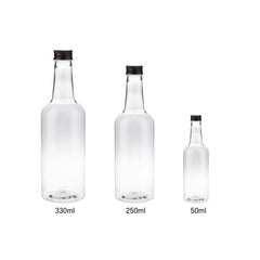 Plastic Juice Bottle With Cap 10 Pieces - hotpackwebstore.com - Juice Bottles