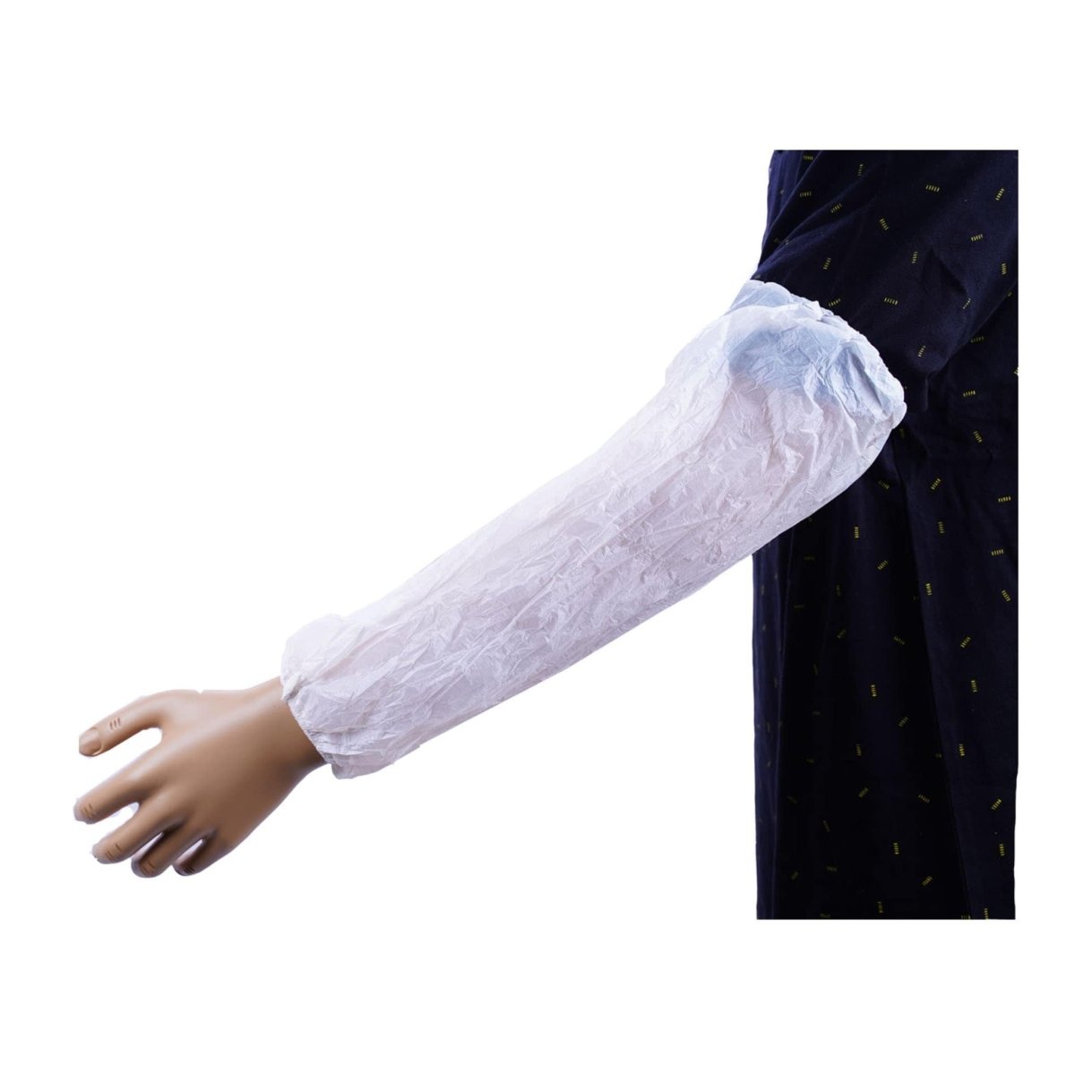 Plastic Over sleeves White 100 Pieces X 20 Packets - hotpackwebstore.com - Hand Sleeve