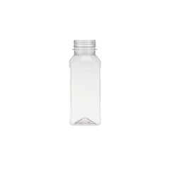 Plastic Square Bottle with Black Cap - hotpackwebstore.com - Plastic Bottles