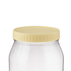 Plastic Storage Jar With Lid - hotpackwebstore.com - Plastic Bottles