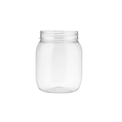 Plastic Storage Jar With Lid - hotpackwebstore.com - Plastic Bottles