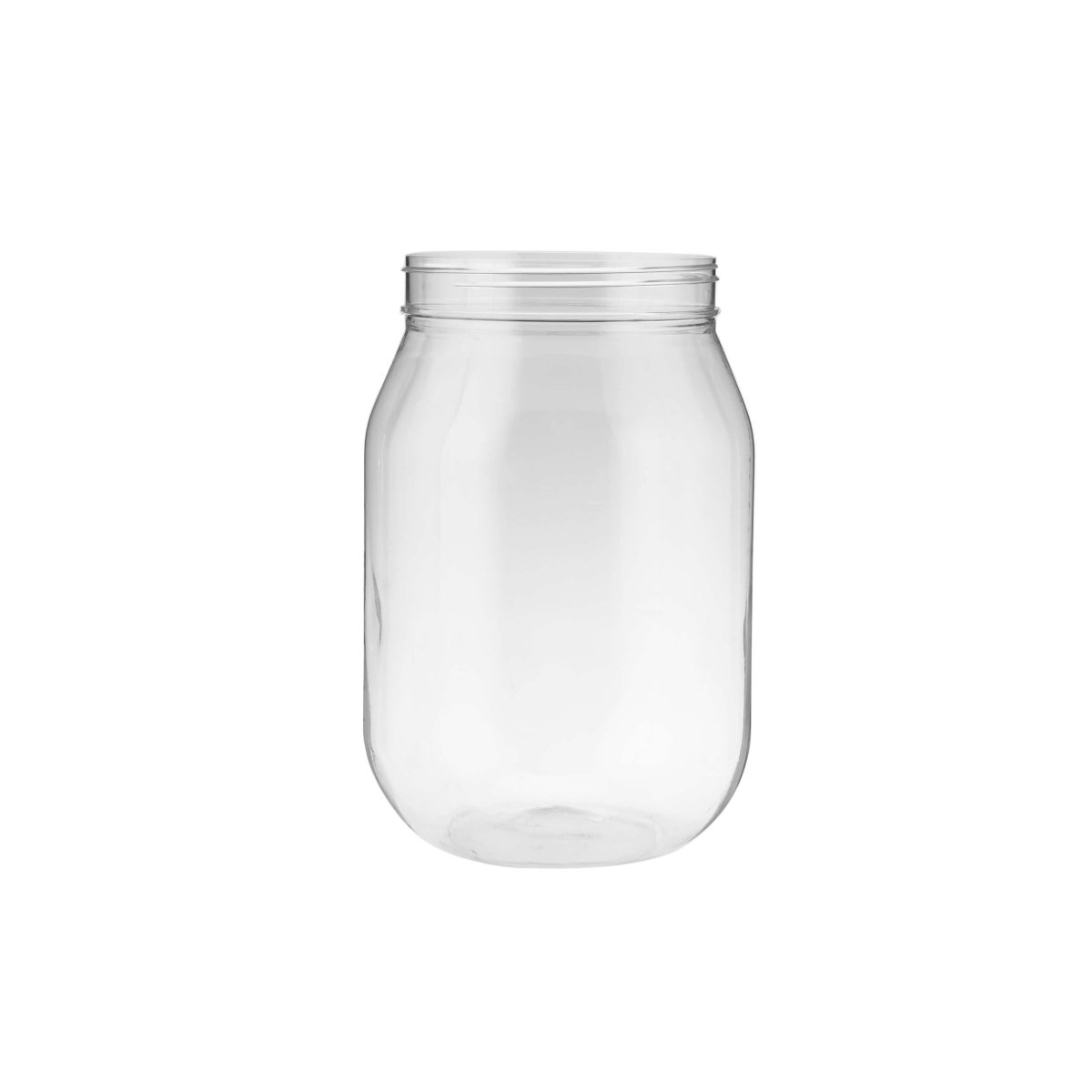 Plastic Storage Jar With Lid - hotpackwebstore.com - Plastic Bottles