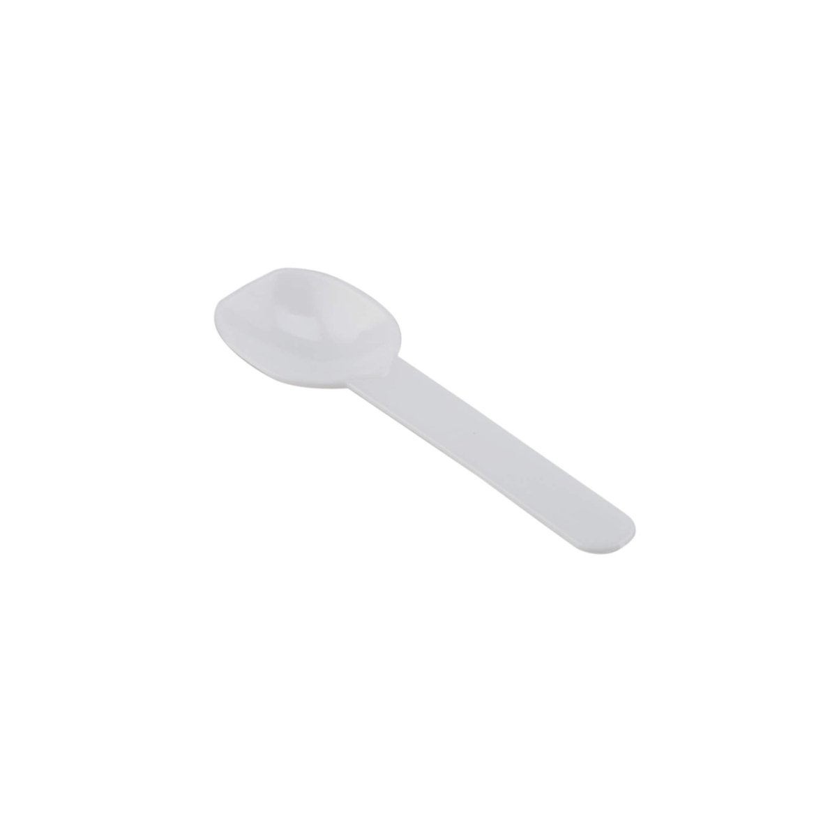 Plastic Taster Spoon Small White 3000 Pieces - hotpackwebstore.com - Plastic Cutleries