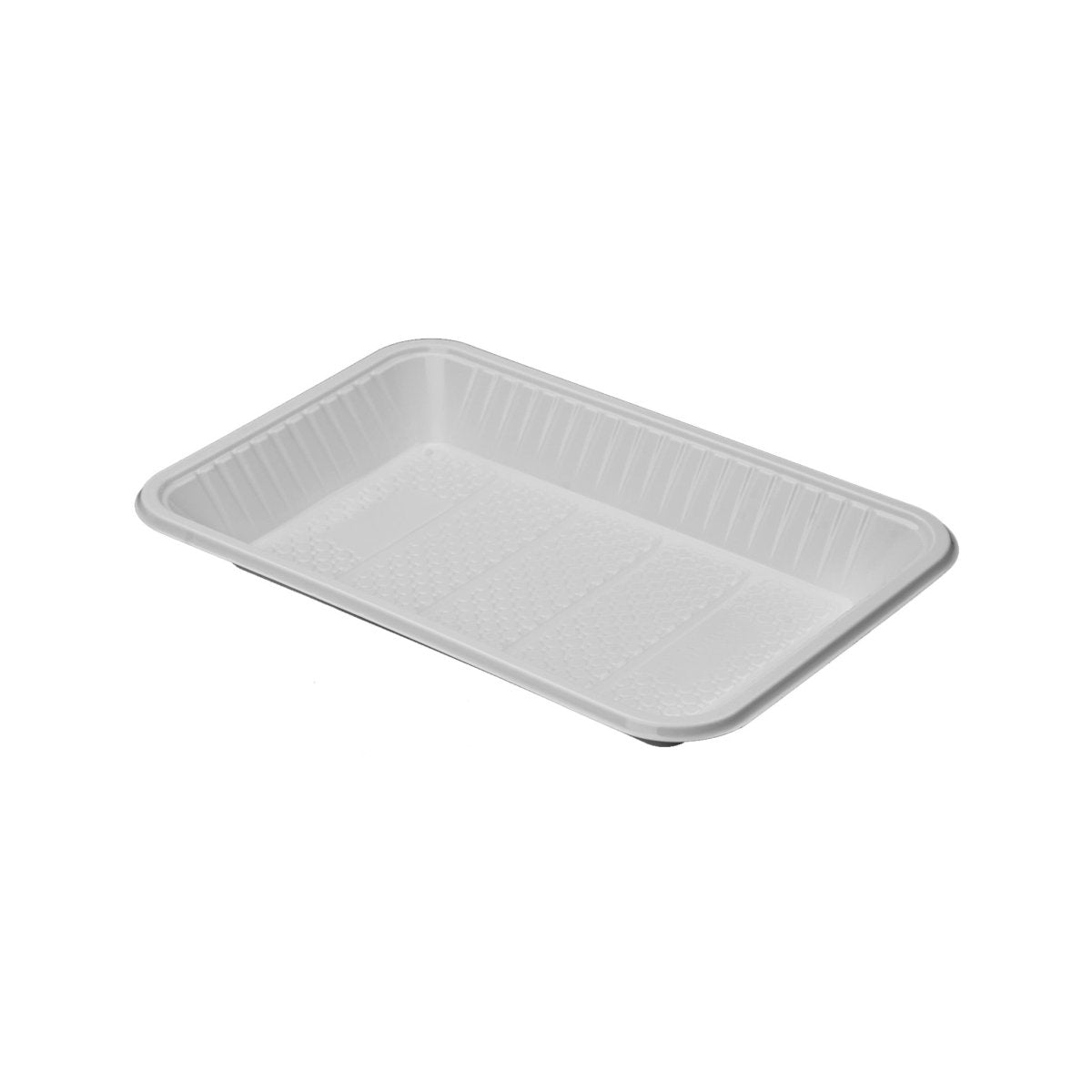 Plastic White Rectangular Trays - hotpackwebstore.com - Plastic Trays