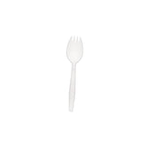 Plastic White Spork 2000 Pieces - hotpackwebstore.com - Plastic Cutleries