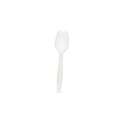 Plastic White Spork 2000 Pieces - hotpackwebstore.com - Plastic Cutleries