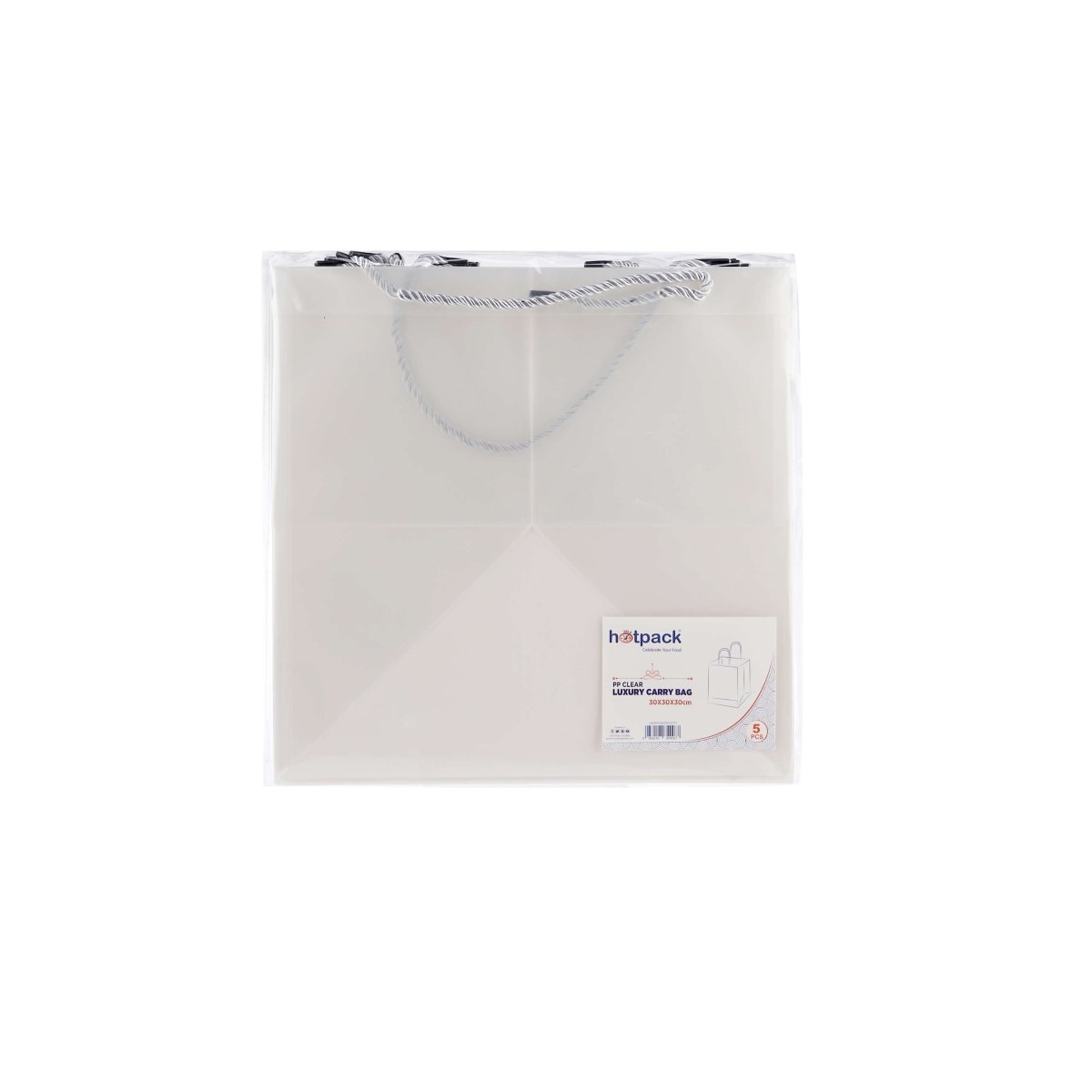 PP Clear Luxury Gift Bag - hotpackwebstore.com - Gift Bags