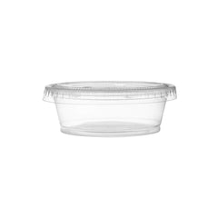 PP Clear Portion Cup with Lid - hotpackwebstore.com - Plastic Products