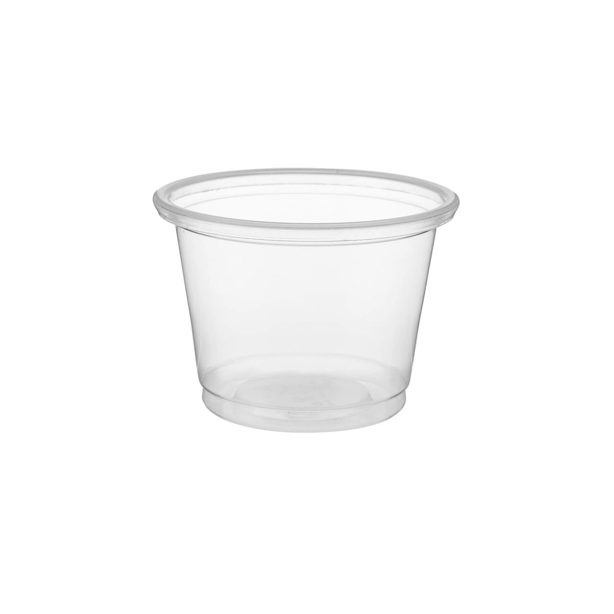PP Clear Portion Cup with Lid - hotpackwebstore.com - Plastic Products
