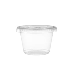 PP Clear Portion Cup with Lid - hotpackwebstore.com - Plastic Products