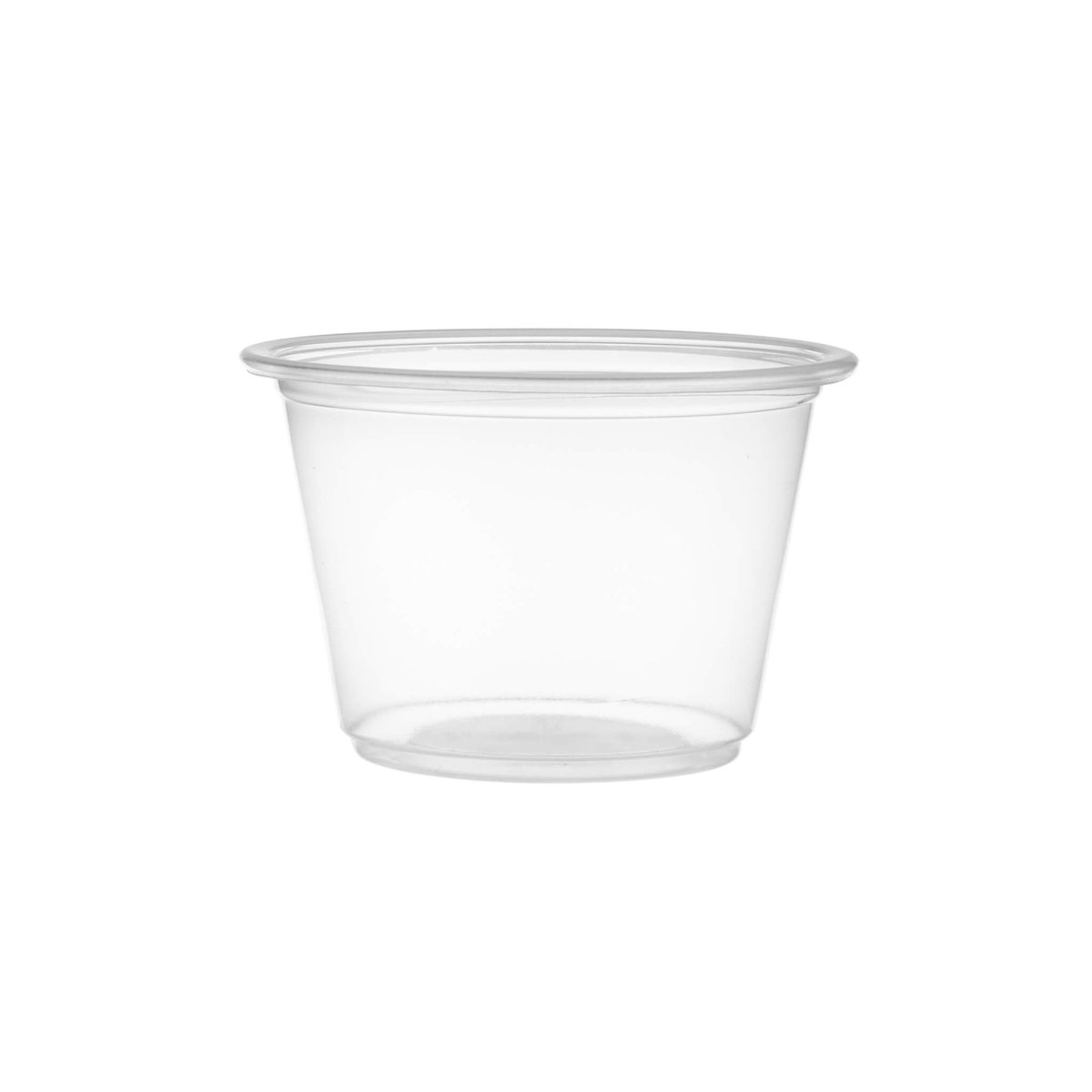PP Clear Portion Cup with Lid - hotpackwebstore.com - Plastic Products