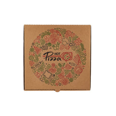 Printed Pizza Box 100 Pieces - hotpackwebstore.com - Pizza Boxes