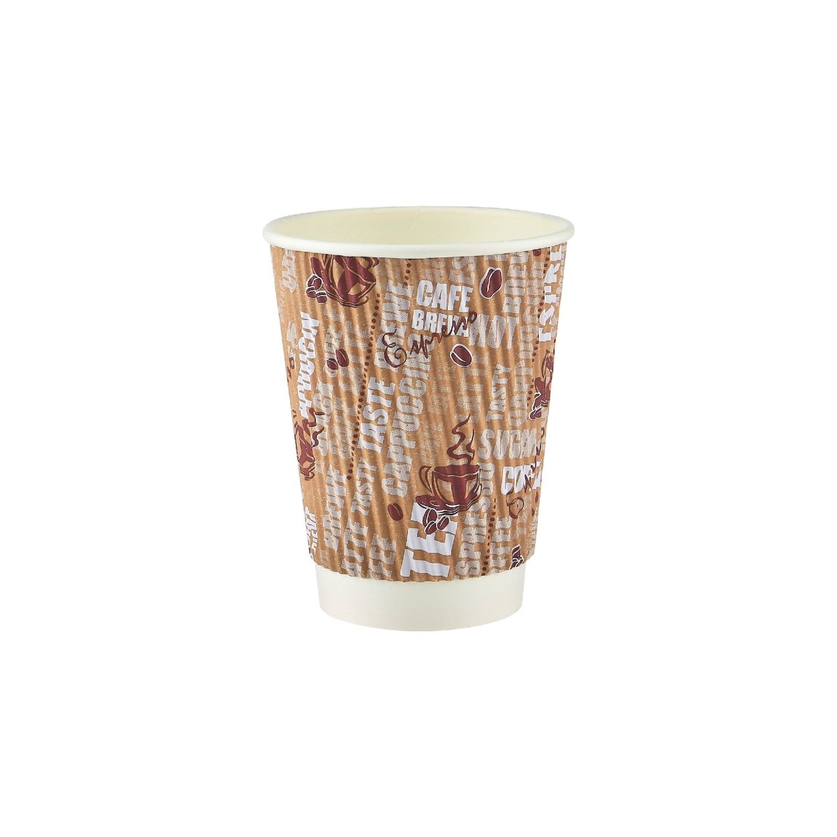 Printed Ripple Paper Cups - hotpackwebstore.com