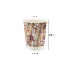 Printed Ripple Paper Cups - hotpackwebstore.com - Ripple Paper Cups