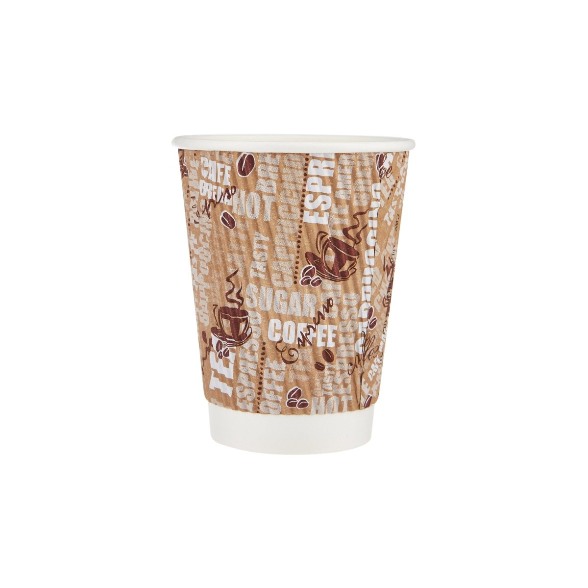 Printed Ripple Paper Cups - hotpackwebstore.com