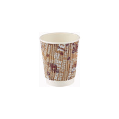 Printed Ripple Paper Cups - hotpackwebstore.com - Ripple Paper Cups