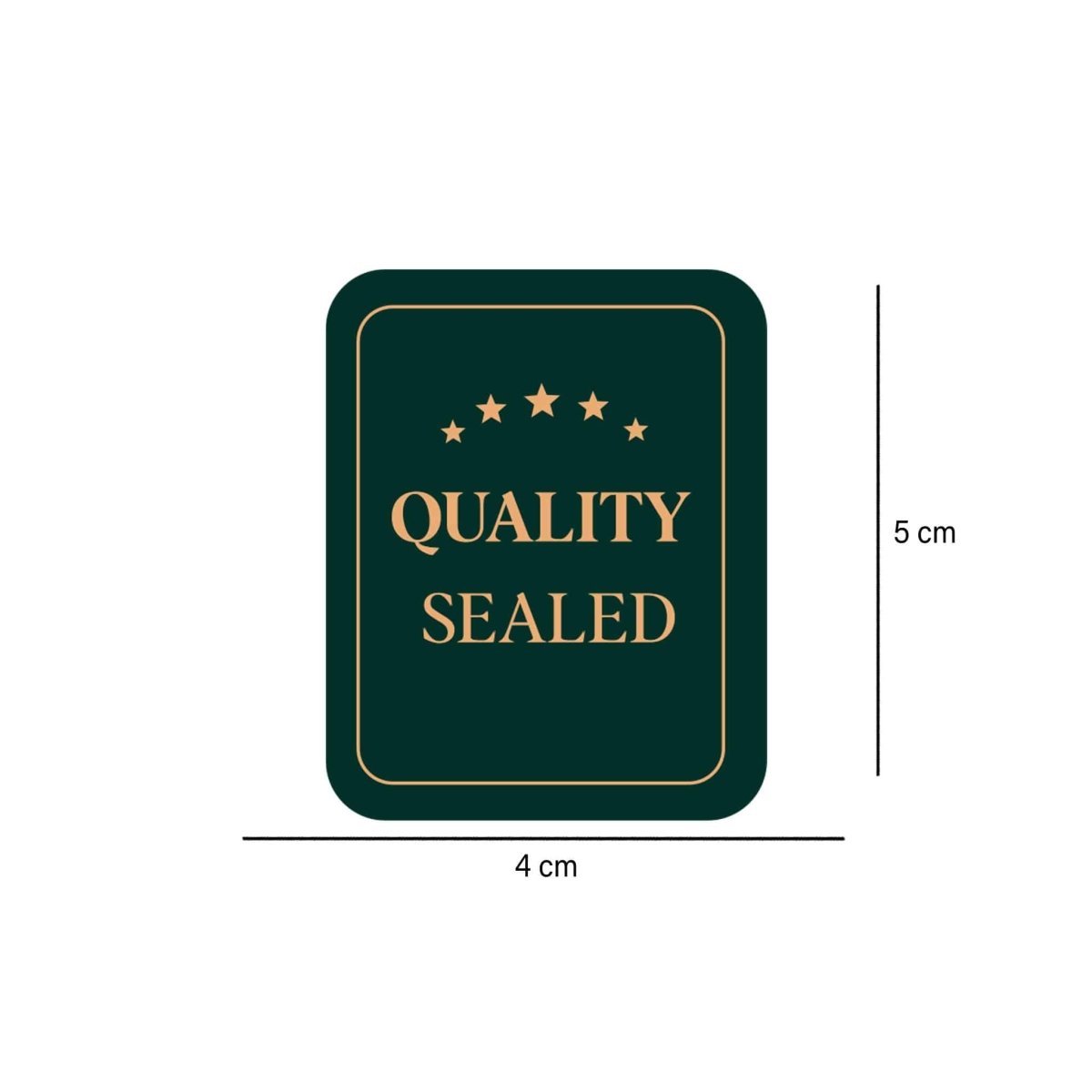 Quality Sealed Sticker Roll 250 Pieces - hotpackwebstore.com - Stickers