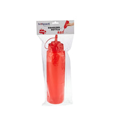 Red Squeeze Bottle 1 Piece - hotpackwebstore.com - Plastic Products