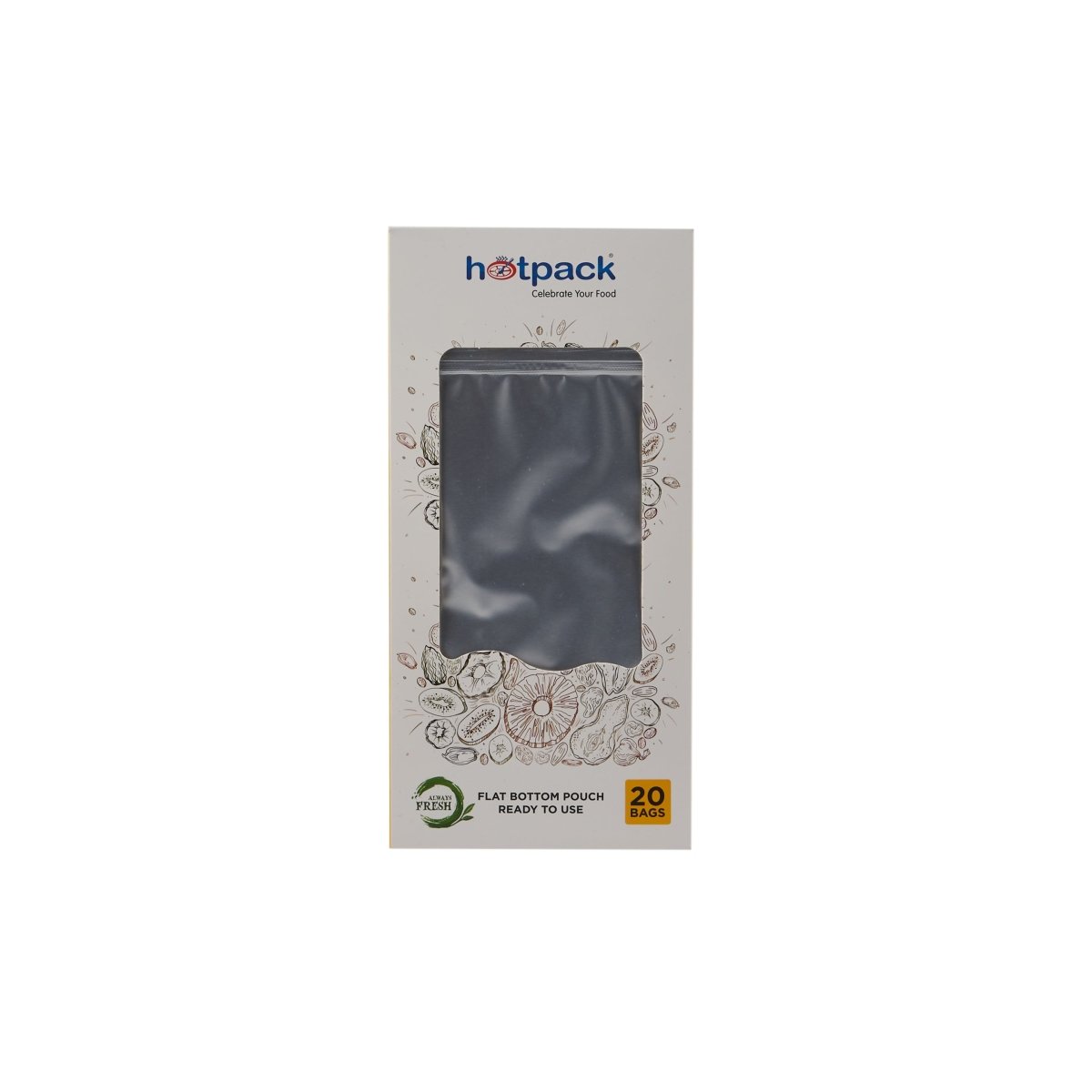 Resealable Foil Stand Up Pouch - hotpackwebstore.com - Coffee Pouch