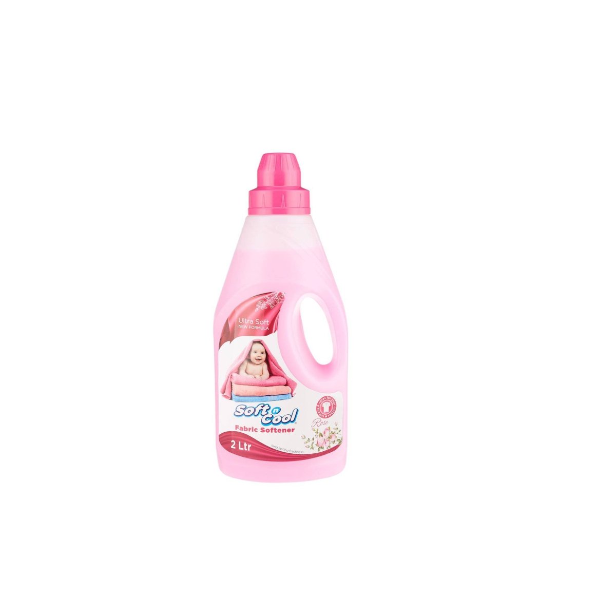 Rose Fabric Softener Washing Liquid 2 Liters - hotpackwebstore.com - Fabric Softene