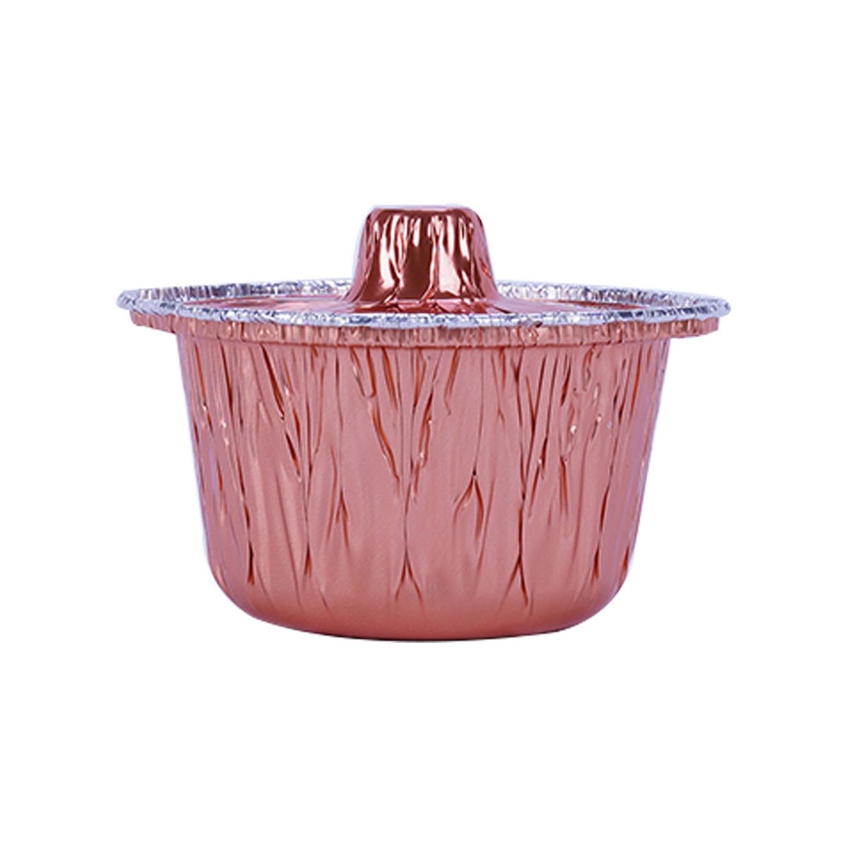 Round Aluminum Pot Container With Lid - hotpackwebstore.com - Aluminium Pots