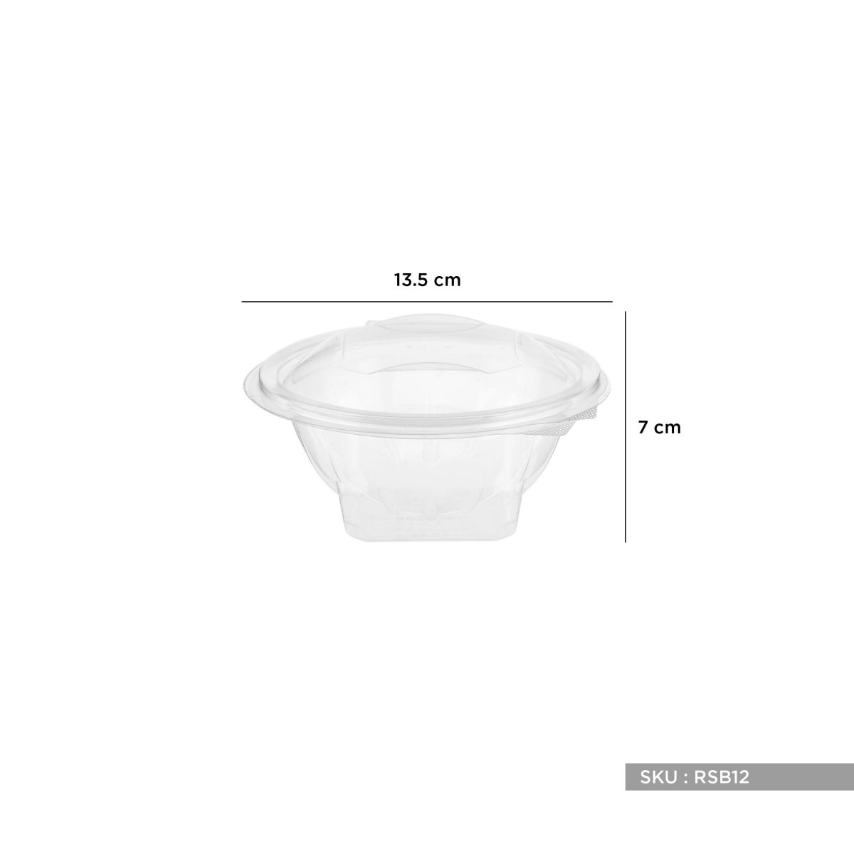 Round Hinged Salad Bowl - hotpackwebstore.com - Hinged Salad Bowls