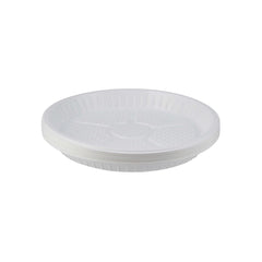Round Plastic Plate White - hotpackwebstore.com - Plastic Plates