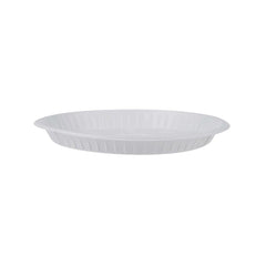 Round Plastic Plate White - hotpackwebstore.com - Plastic Plates