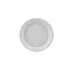 Round Plastic Plate White - hotpackwebstore.com - Plastic Plates