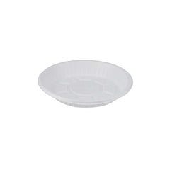 Round Plastic Plate White - hotpackwebstore.com - Plastic Plates