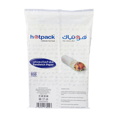 SANDWICH PAPER WRAP - hotpackwebstore.com - Wrapping Papers