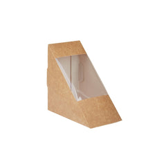 Sandwich Wedge Box with Window - hotpackwebstore.com - Sandwich Boxes